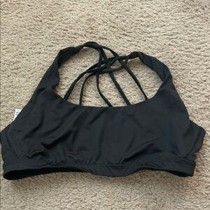 Women's Black Strappy Bralette